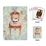 Victorian Chair and Pink Cupcake Playing Cards Single Design