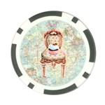Victorian Chair and Pink Cupcake Poker Chip Card Guard (10 pack)