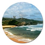 Barbados Beach Magnet 5  (Round)