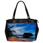 Beach Boulder Barbados Oversize Office Handbag (One Side)