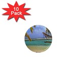 Belize Beach10x8 1  Mini Magnet (10 pack) 
