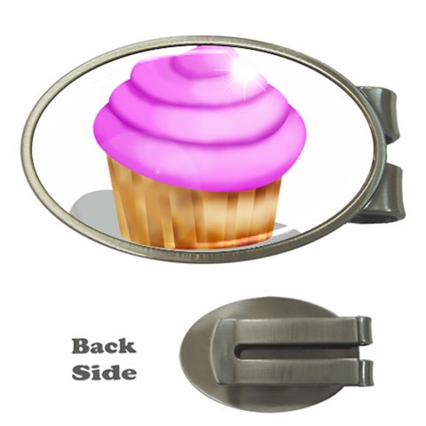 Shiny Cupcake Copy Money Clip (Oval) from UrbanLoad.com Front