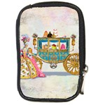 Marie And Carriage W Cakes  Squared Copy Compact Camera Leather Case