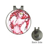Lady Red Golf Ball Marker Hat Clip