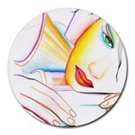 Dreaming Round Mousepad