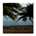 Pelican Beach Belize Tile Coaster