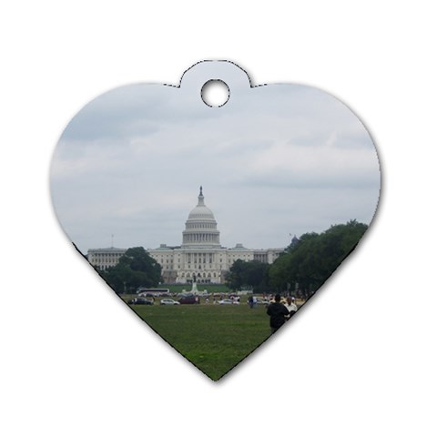 CAPITAL Dog Tag Heart (Two Sides) from UrbanLoad.com Front