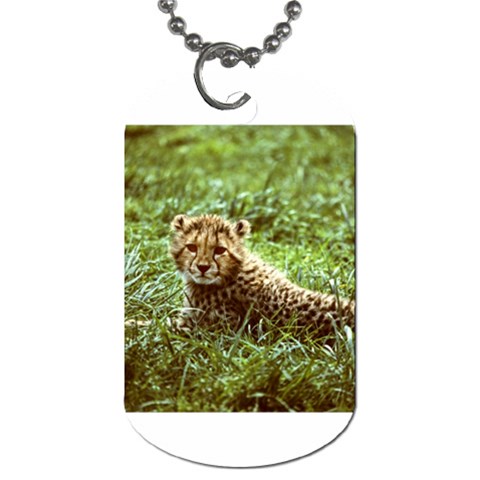 Cheetah  Dog Tag (Two Sides) from UrbanLoad.com Front