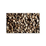 Coffee Beans Sticker Rectangular (100 pack)