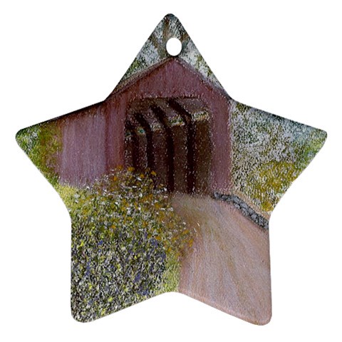 Coveredbridge300 Ornament (Star) from UrbanLoad.com Front