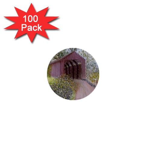 Coveredbridge300 1  Mini Button (100 pack)  from UrbanLoad.com Front