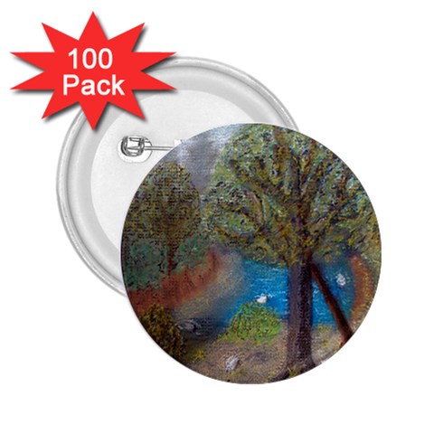 Mid Winter Daydream 2.25  Button (100 pack) from UrbanLoad.com Front