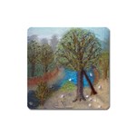 Mid Winter Daydream Magnet (Square)