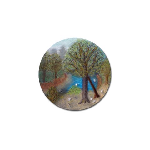 Mid Winter Daydream Golf Ball Marker (4 pack) from UrbanLoad.com Front