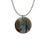 Mid Winter Daydream 1  Button Necklace