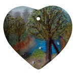 Mid Winter Daydream Heart Ornament (Two Sides)