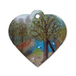 Mid Winter Daydream Dog Tag Heart (Two Sides)