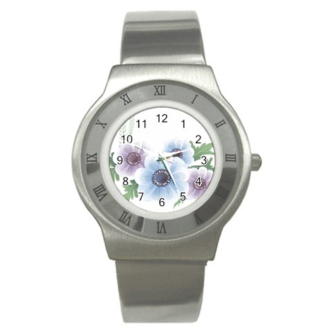 Flower028 Stainless Steel Watch from UrbanLoad.com Front