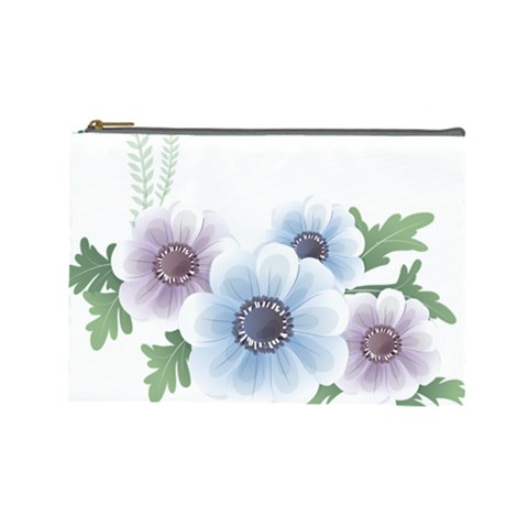 Flower028 Cosmetic Bag (Large) from UrbanLoad.com Front
