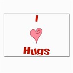 Heart Hugs Postcards 5  x 7  (Pkg of 10)