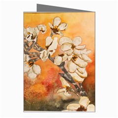 japanese cherry blossum Greeting Card from UrbanLoad.com Right