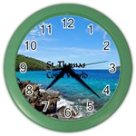 Coral World Color Wall Clock