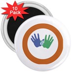 Hand 3  Magnet (10 pack)