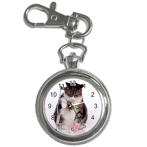 1200581839 1024x768 Cat With Crutches Key Chain Watch from UrbanLoad.com Front