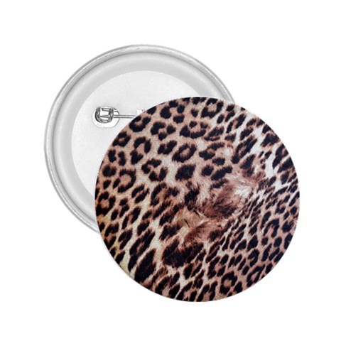 Exotic Leopard Print 2.25  Button from UrbanLoad.com Front