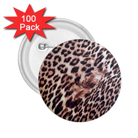 Exotic Leopard Print 2.25  Button (100 pack) from UrbanLoad.com Front