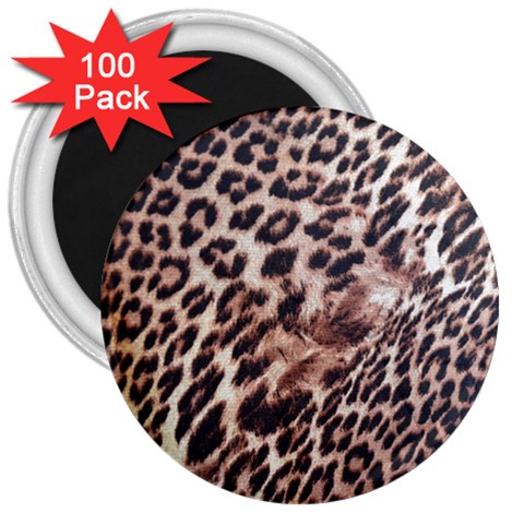 Exotic Leopard Print 3  Magnet (100 pack) from UrbanLoad.com Front