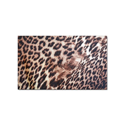 Exotic Leopard Print Sticker Rectangular (10 pack) from UrbanLoad.com Front