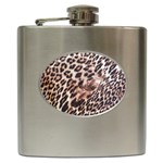 Exotic Leopard Print Hip Flask (6 oz)