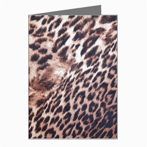 Exotic Leopard Print Greeting Card from UrbanLoad.com Left