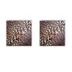 Exotic Leopard Print Cufflinks (Square)