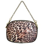 Exotic Leopard Print Chain Purse (One Side)