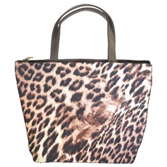 Exotic Leopard Print Bucket Bag from UrbanLoad.com Front