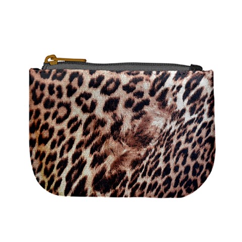 Exotic Leopard Print Mini Coin Purse from UrbanLoad.com Front