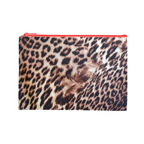 Exotic Leopard Print Cosmetic Bag (Large) from UrbanLoad.com Front