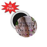 Serenity Prayer Roses 1.75  Magnet (10 pack) 
