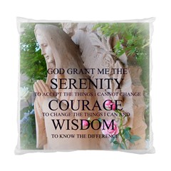 Serenity Prayer Roses Cushion Case (Two Sides) from UrbanLoad.com Front