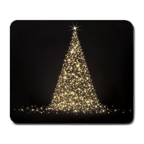 Christmas Tree Sparkle Jpg Large Mouse Pad (Rectangle) from UrbanLoad.com Front