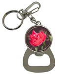 Red flower Bottle Opener Key Chain