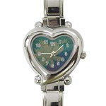  Daisy Blue Heart Italian Charm Watch