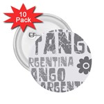 Argentina tango 2.25  Button (10 pack)