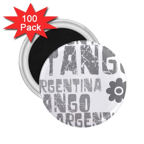 Argentina tango 2.25  Magnet (100 pack)  from UrbanLoad.com Front