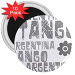 Argentina tango 3  Magnet (10 pack)