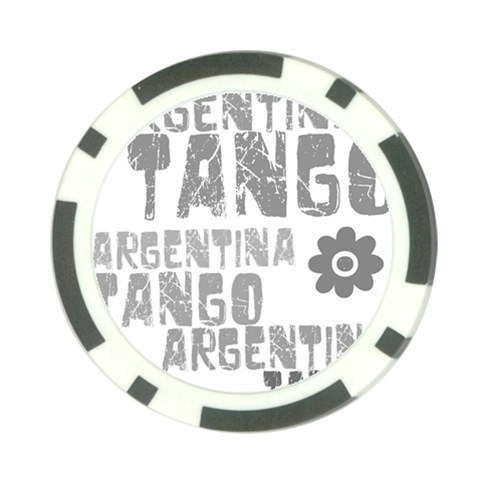 Argentina tango Poker Chip Card Guard from UrbanLoad.com Front