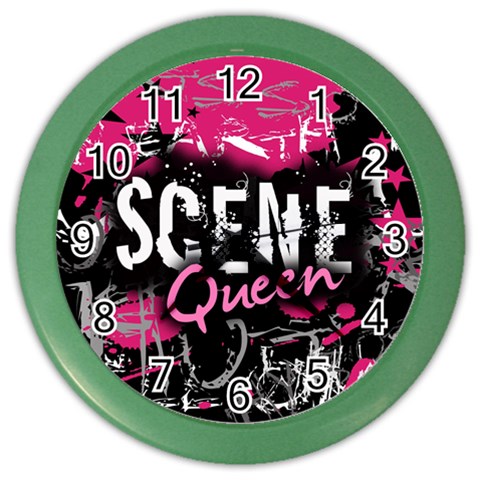 Scene Queen Color Wall Clock from UrbanLoad.com Front