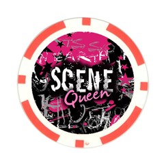 Scene Queen Poker Chip Card Guard from UrbanLoad.com Back